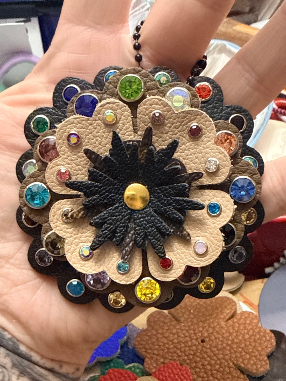 @Sandra_Chu Handmade Floral Bag Charm